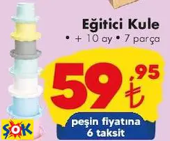 GOKİDY EĞİTİCİ KULE OYUNCAK GOKİDY EĞİTİCİ KULE OYUNCAK